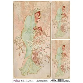 Model AN005 Deluxe Art Collection Pirinç Dekopaj 60x84cm